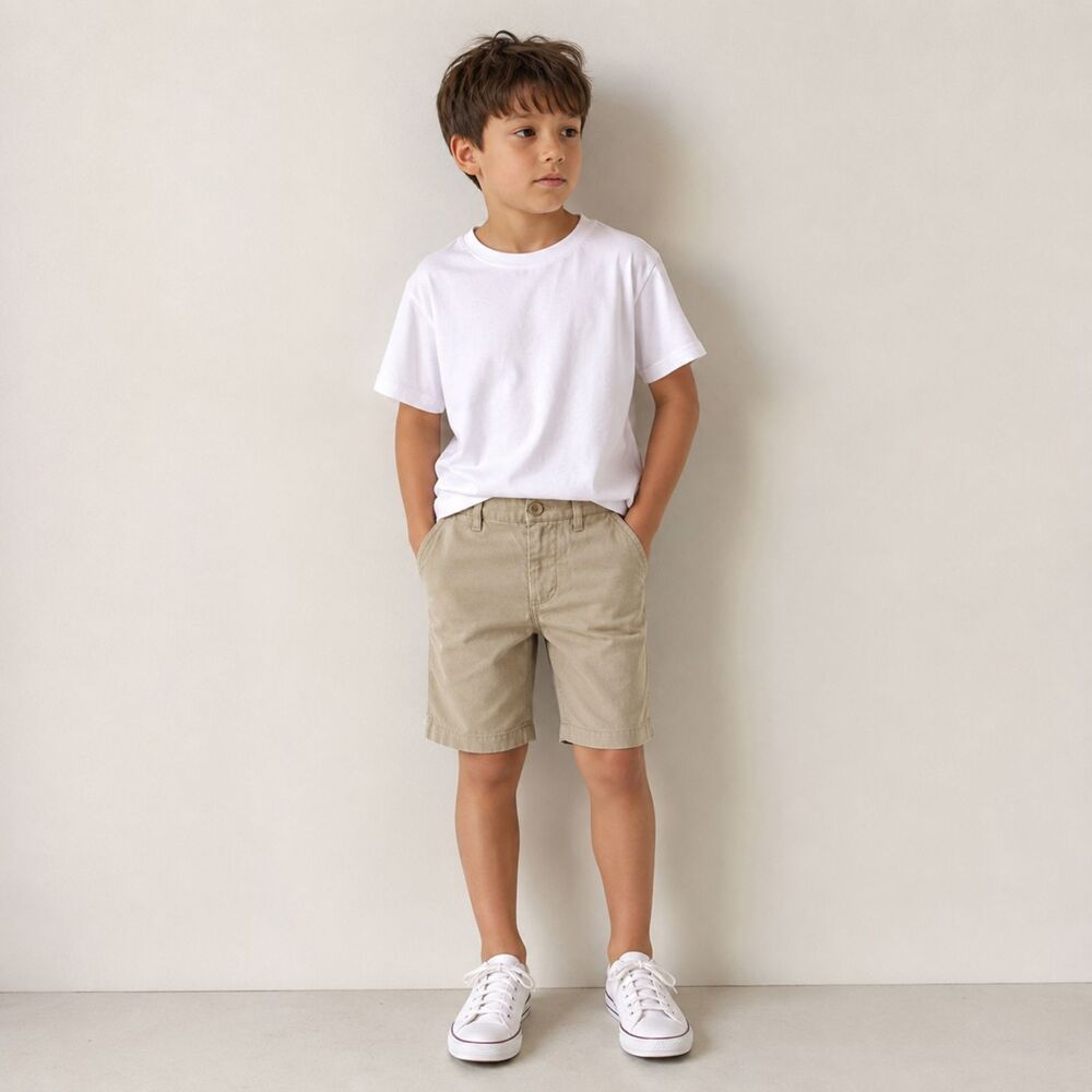 Cherokee Boys Lot 2 Pieces Bermuda Shorts Uniform Casual Khaki Size 8